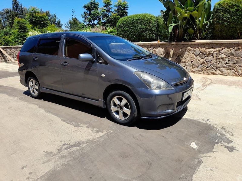 Toyota Wish Car Rental Uganda City Drive