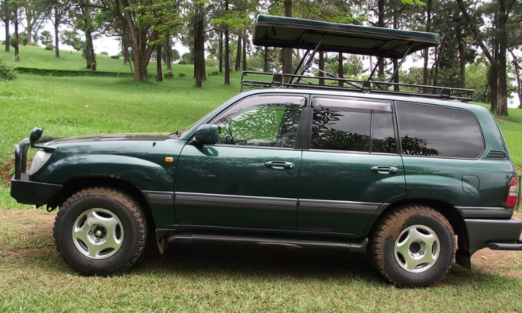 Car rental with popup roof